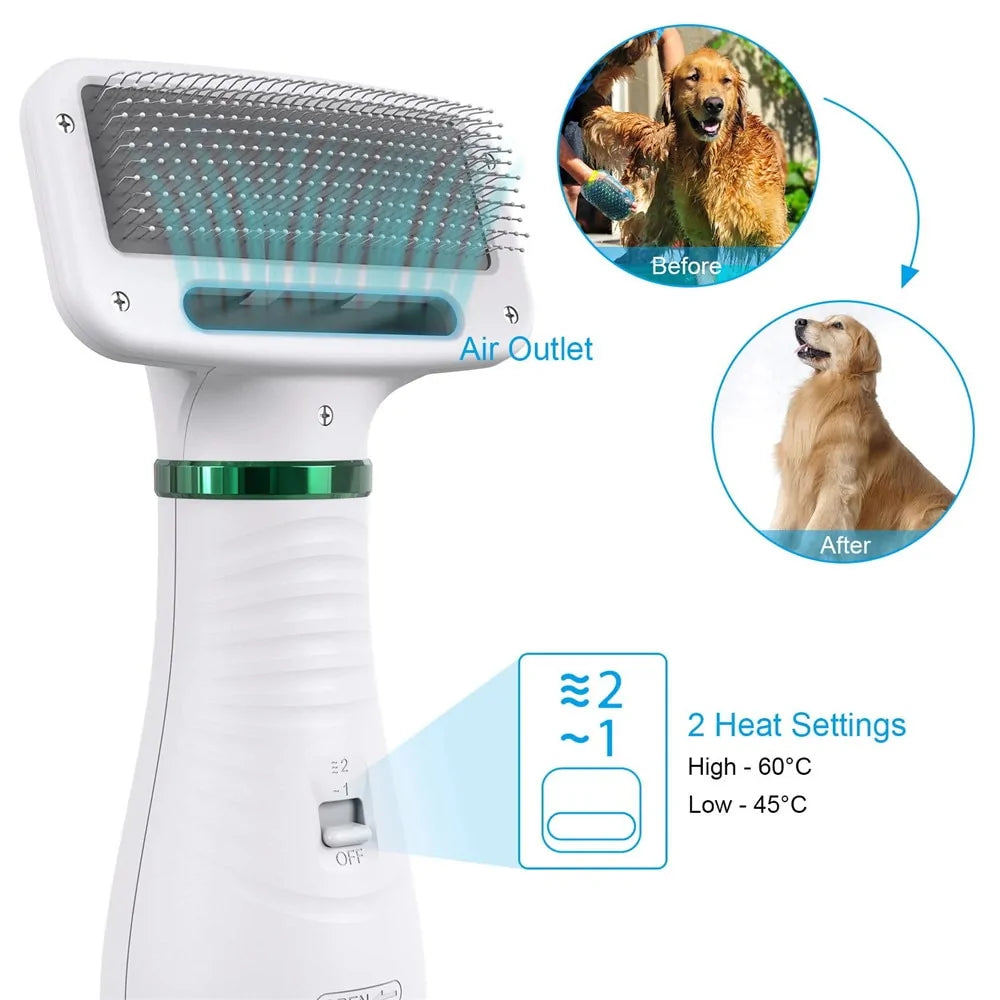 Portable  2 In 1 Dog Hair Dryer - AnimalKingdom