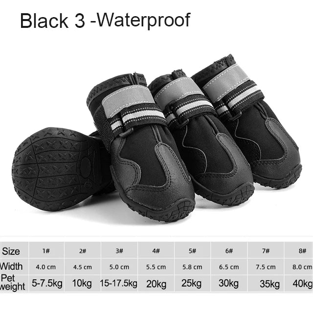 4pcs/set Pet Dog Shoes - AnimalKingdom