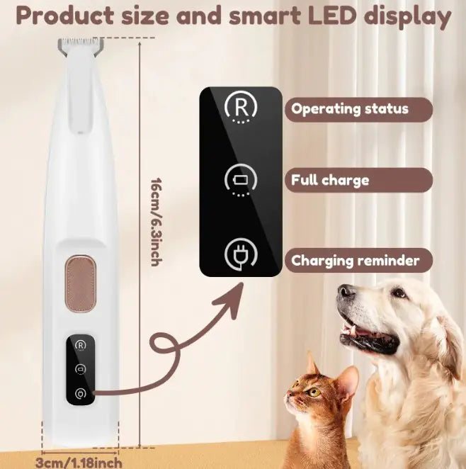 Pets Paw Trimmer w/LED Light - AnimalKingdom