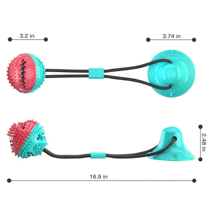 Suction Ball Interactive Dog Toy - AnimalKingdom