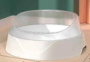 Spacious Semi-Covered Cat Litter Haven with Scoop