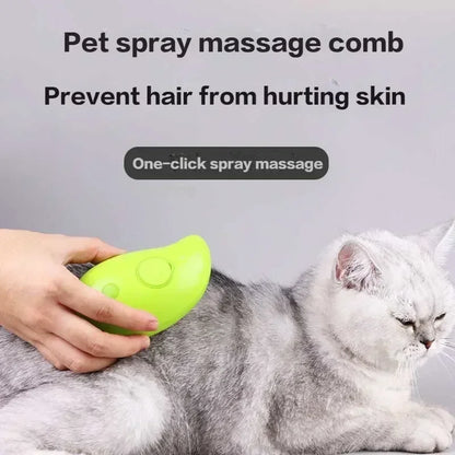3-in-1 Electric Spray Cat Hair Brush - AnimalKingdom