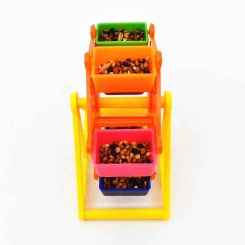 Colorful Parrot Foraging Toy for Intelligence Growth