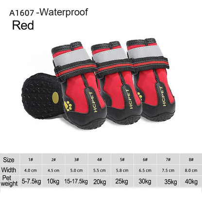4pcs/set Pet Dog Shoes - AnimalKingdom