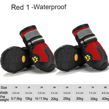 4pcs/set Pet Dog Shoes - AnimalKingdom