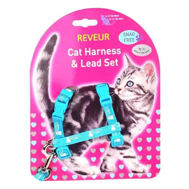 Reflective Cat Chest Strap for Night Safety