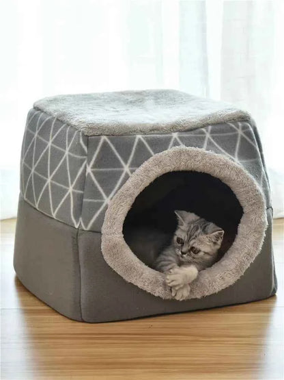 Lux Velvet Pet Nest - Dual Space Capsule
