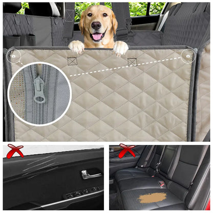 PETRAVEL Dog Car Waterproof Seat Cover - AnimalKingdom
