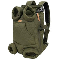 Winter Thickened Portable Pet Chest Backpack