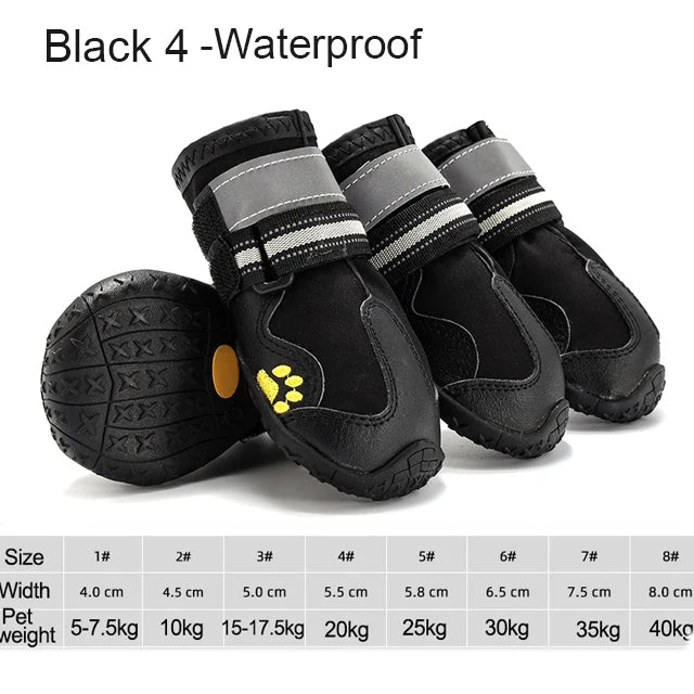 4pcs/set Pet Dog Shoes - AnimalKingdom