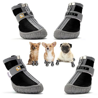 4pcs/set Pet Dog Shoes - AnimalKingdom