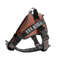 Medium and Large Dog Leash with Chest Strap Vest