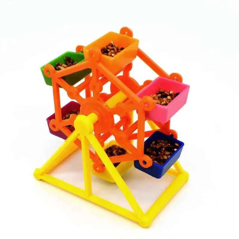 Colorful Parrot Foraging Toy for Intelligence Growth
