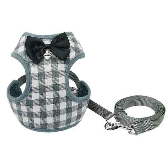 Elegant Bowtie Dog Leash & Harness TM