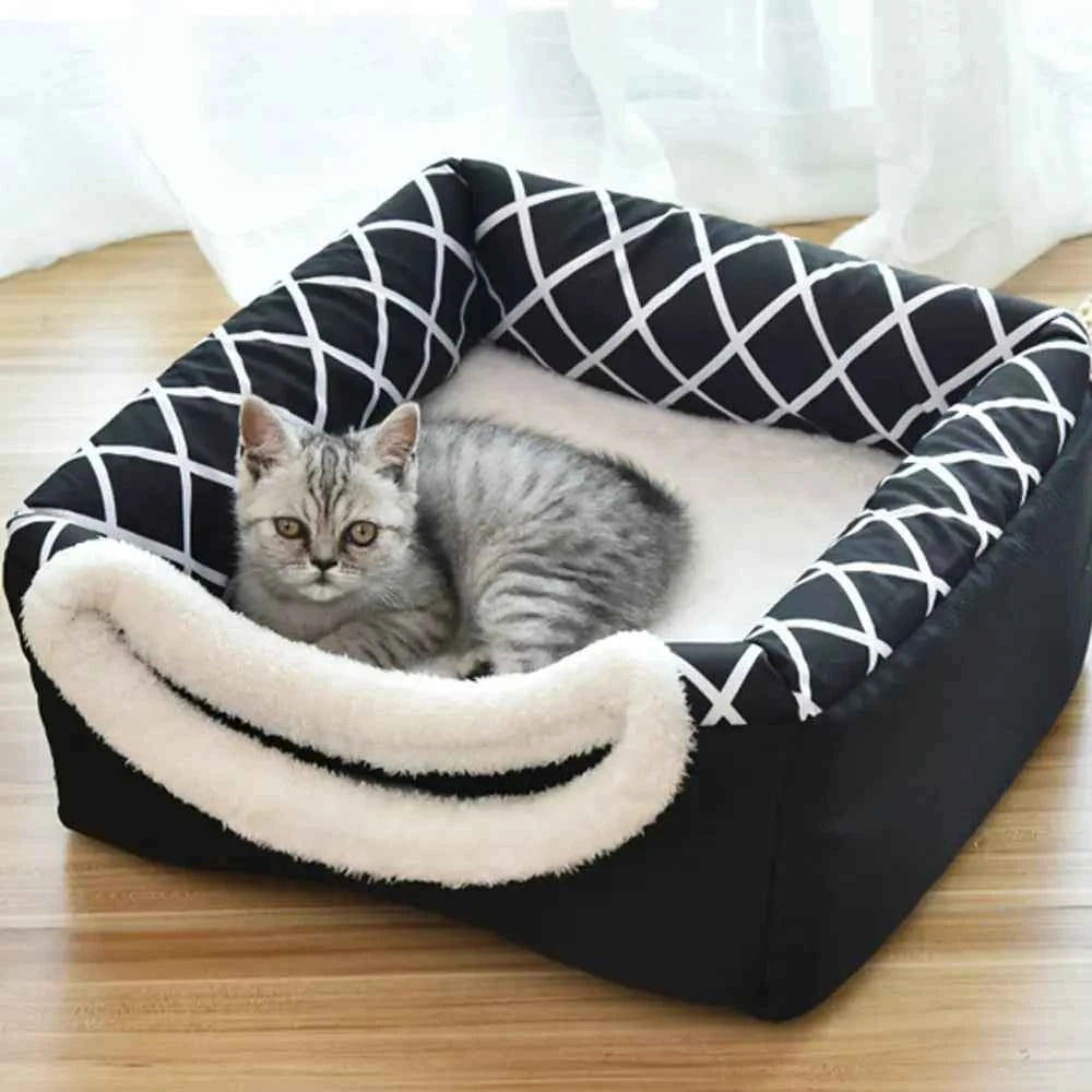 Lux Velvet Pet Nest - Dual Space Capsule