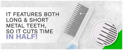 Pet Grooming Needle Comb for Cleaning Fur (Single Piece)